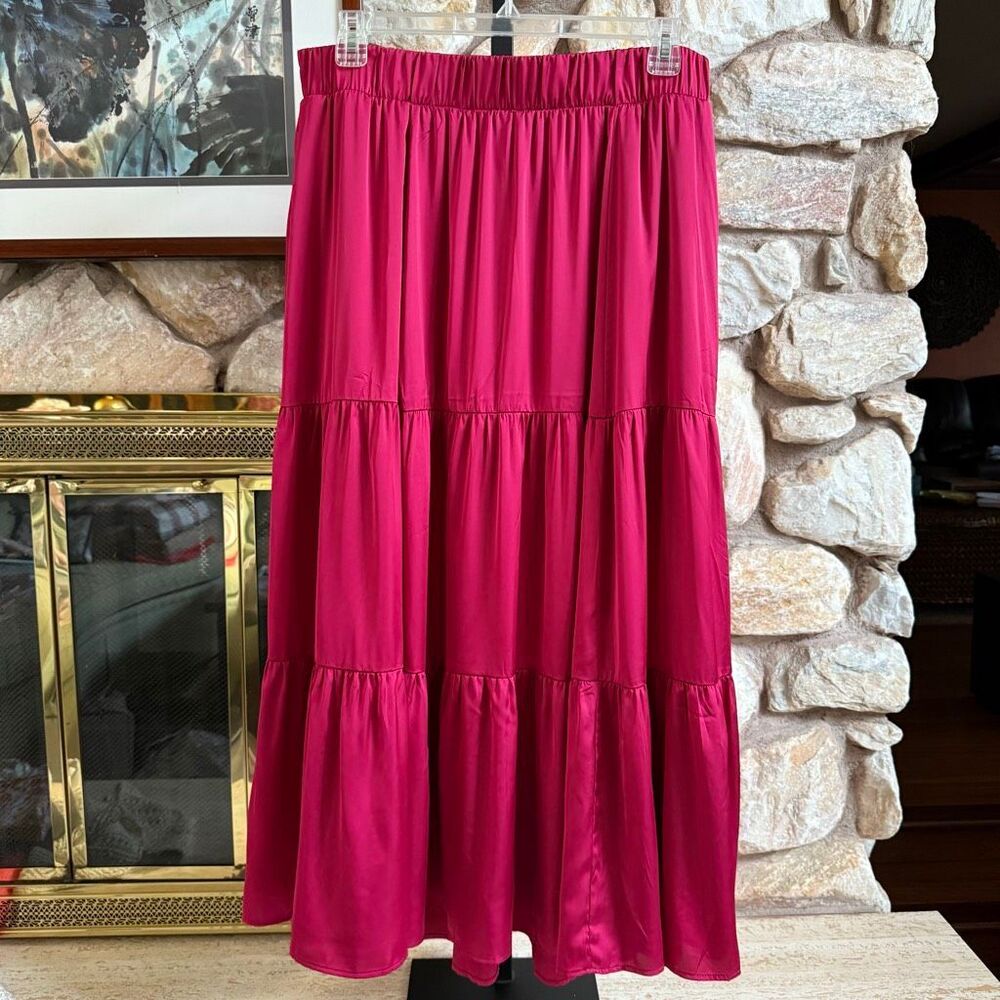 NWOT Torrid women’s plus tiered maxi skirt size 1 Boho layered flows festival